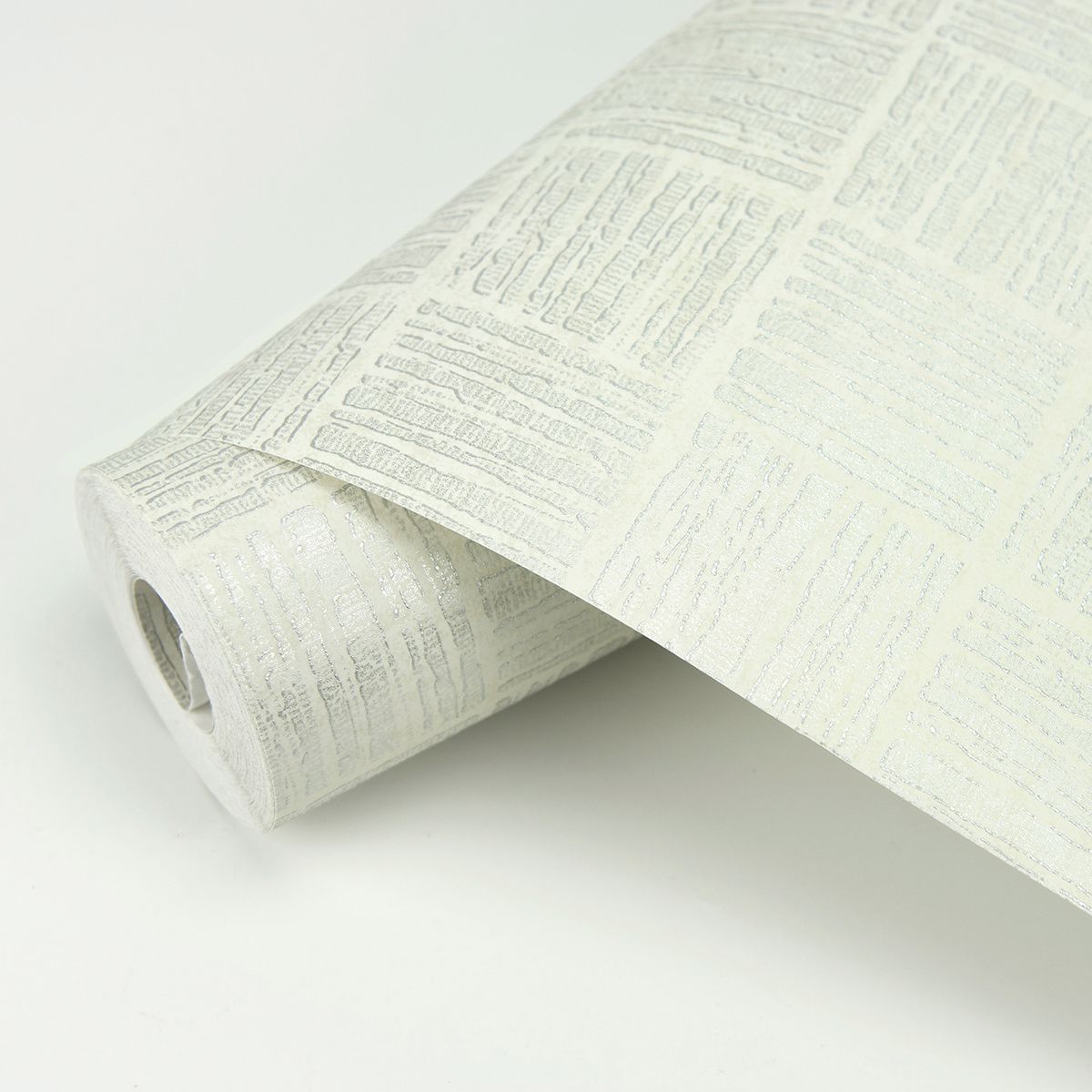 2927-10502 Glint Cream Distressed Geometric Wallpaper