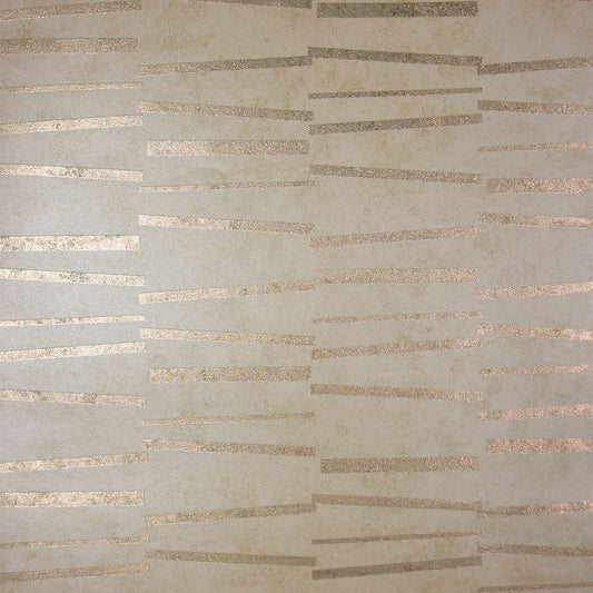 2927-10601 Luminescence Gold Abstract Stripe Wallpaper