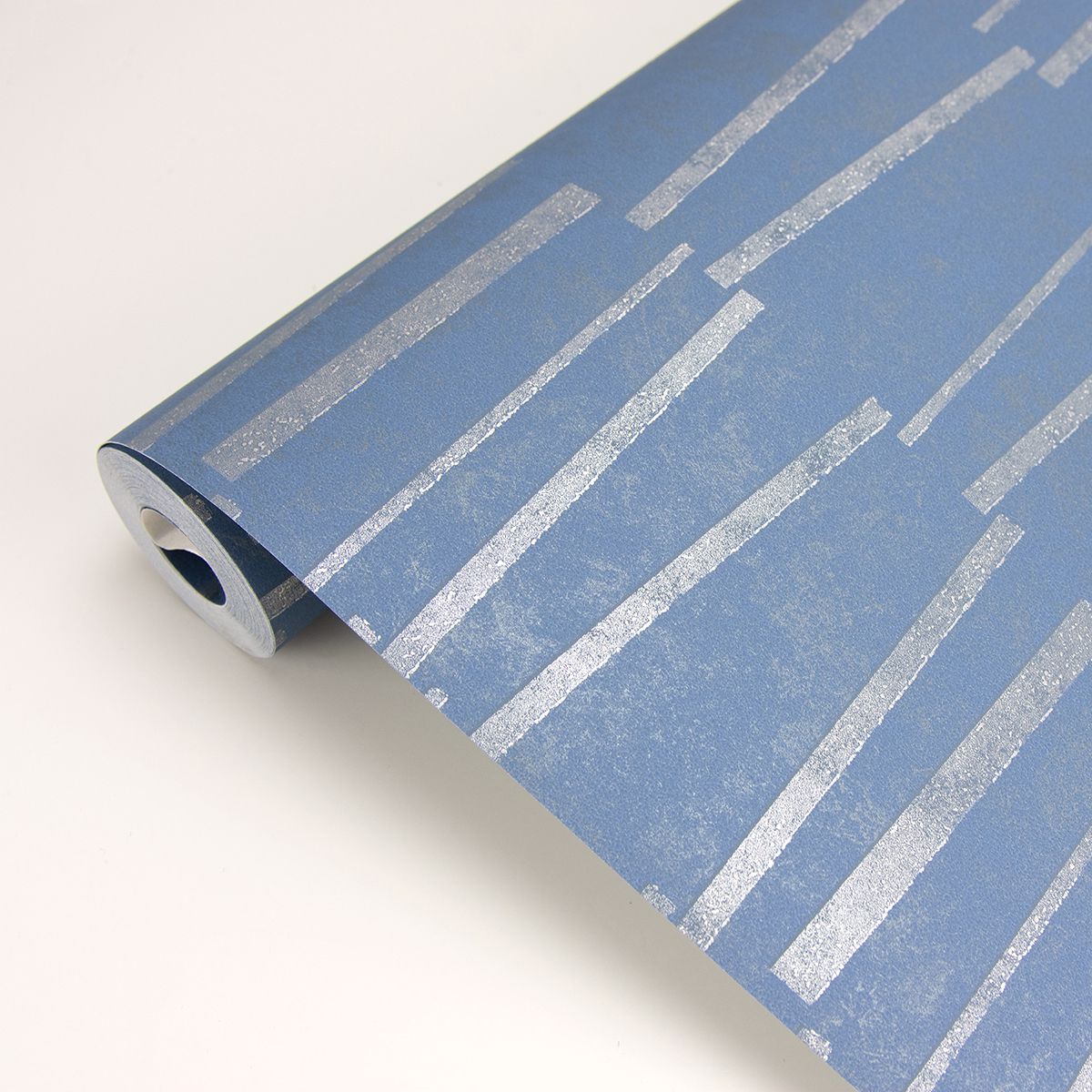2927-10604 Luminescence Blue Abstract Stripe Wallpaper