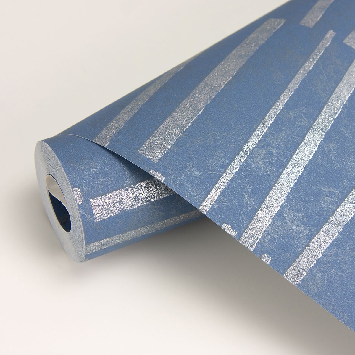 2927-10604 Luminescence Blue Abstract Stripe Wallpaper