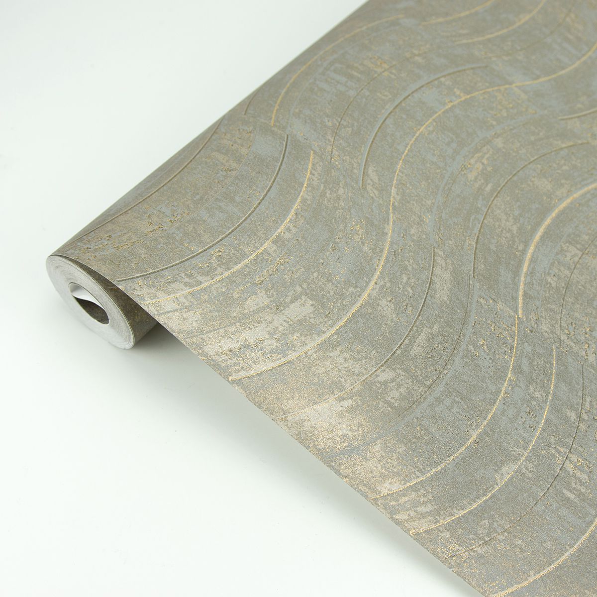 2927-10804 Hydra Light Grey Geometric Wallpaper
