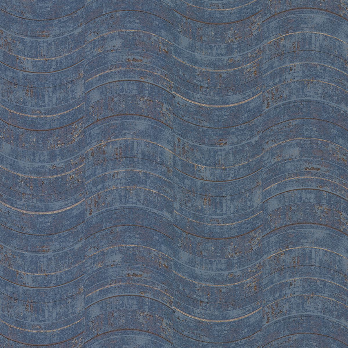 2927-10805 Hydra Blue Geometric Wallpaper