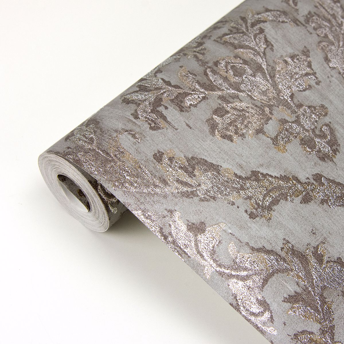 2927-20102 Lyra Bronze Damask Wallpaper