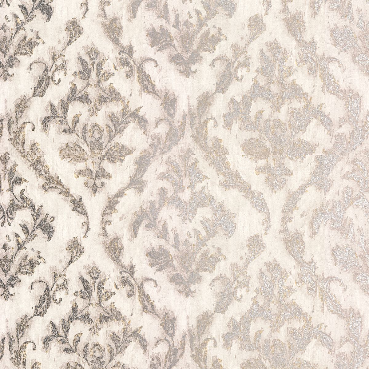2927-20106 Lyra Light Grey Damask Wallpaper