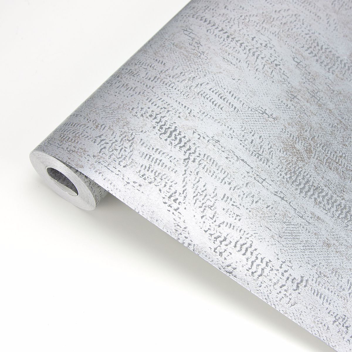 2927-20301 Luster Silver Distressed Texture Wallpaper