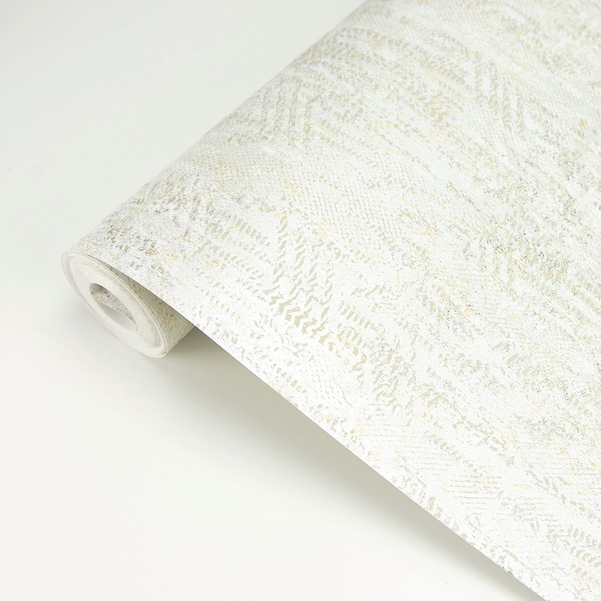 2927-20304 Luster Silver Distressed Texture Wallpaper