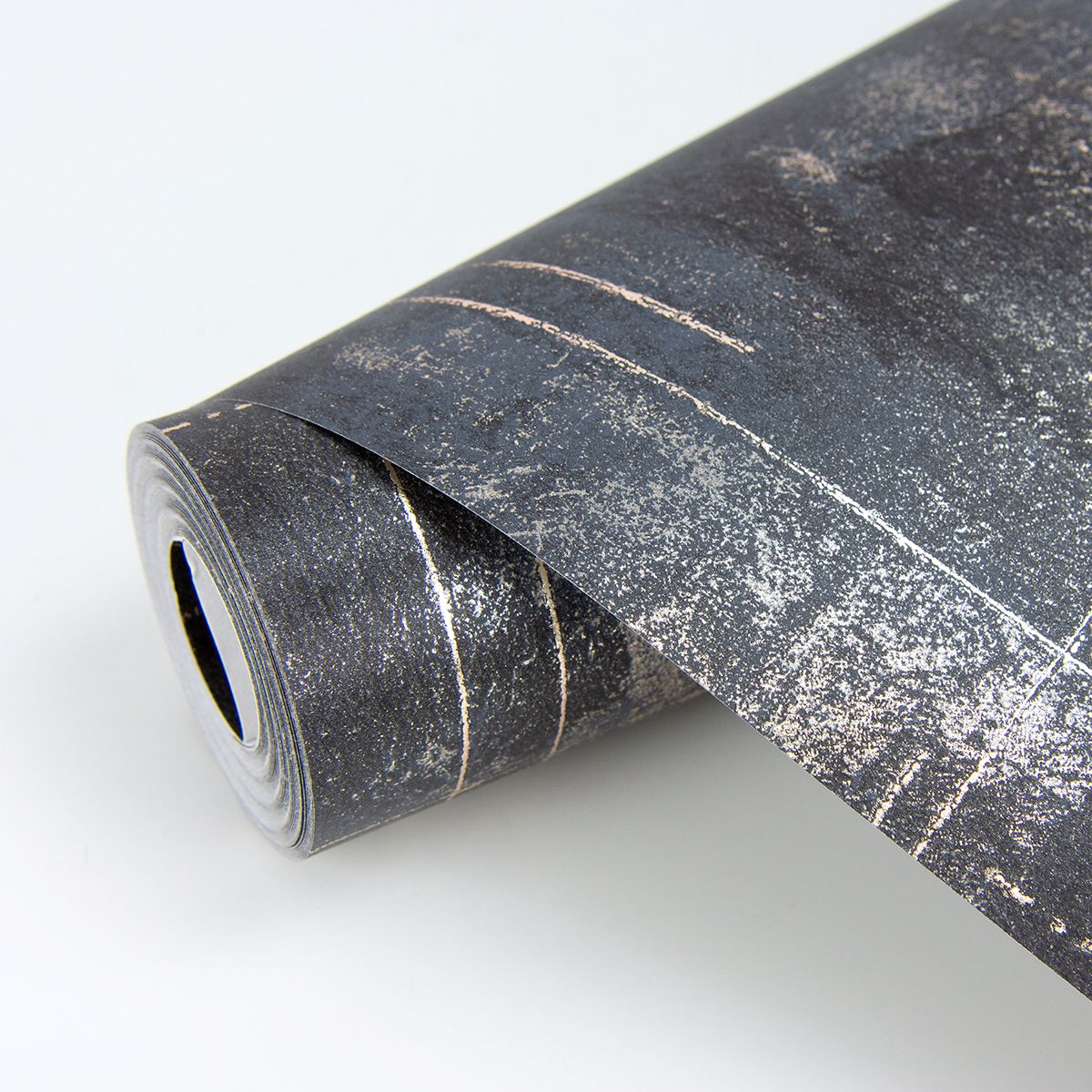 2927-20401 Ozone Black Texture Wallpaper