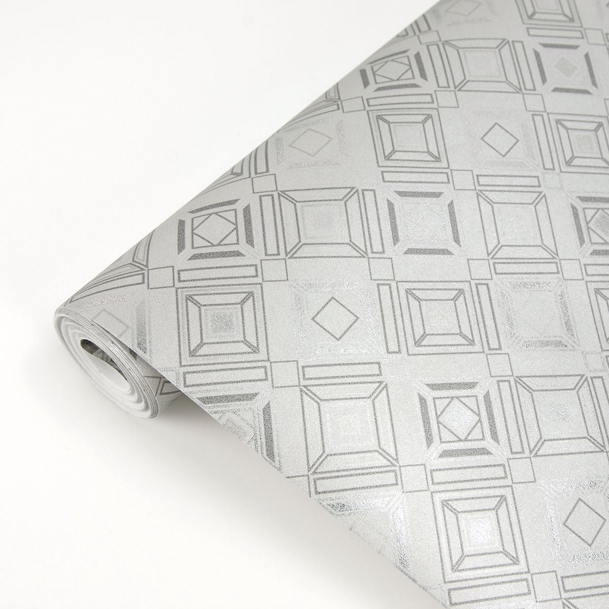 2927-20501 Sonic Light Grey Geometric Wallpaper