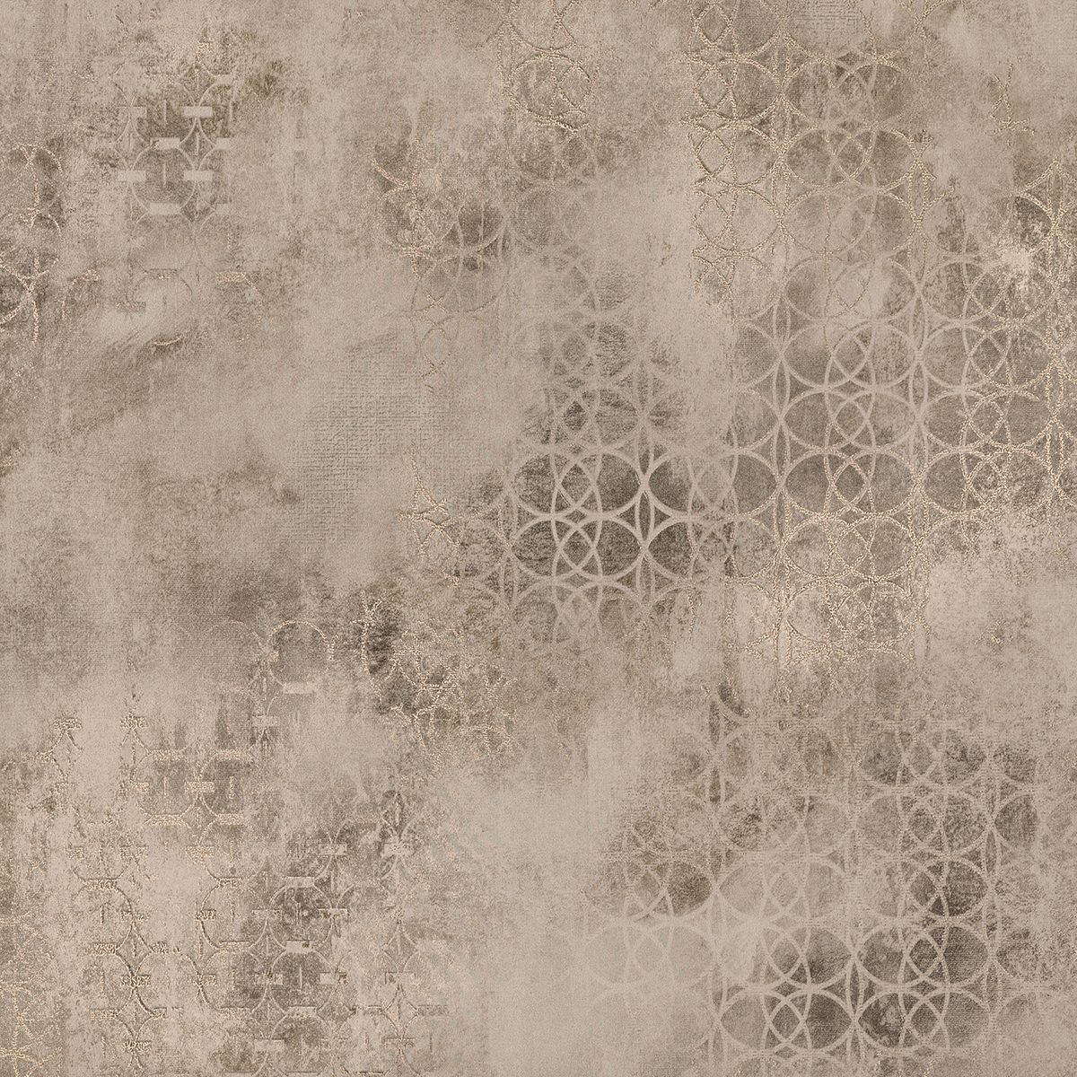 2927-20601 Fornax Brass Geometric Wallpaper