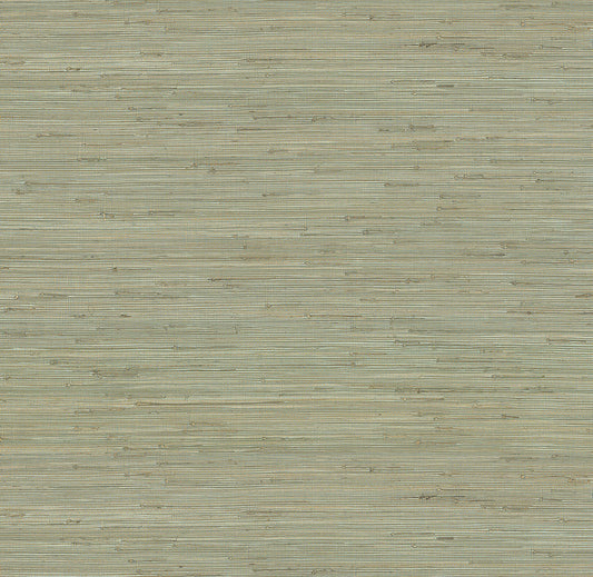 2972-65437 Jeong Teal Knotted Weave Grasscloth Wallpaper