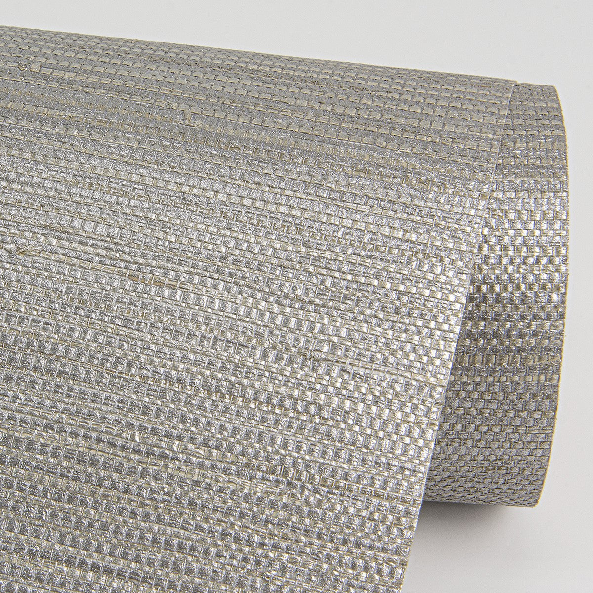 2972-80032 Liaohe Silver Raffia Grasscloth Wallpaper