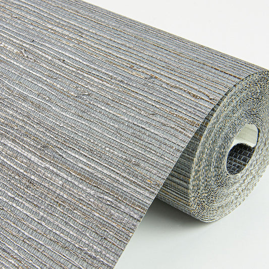 2972-80085 Shandong Slate Ramie Grasscloth Wallpaper