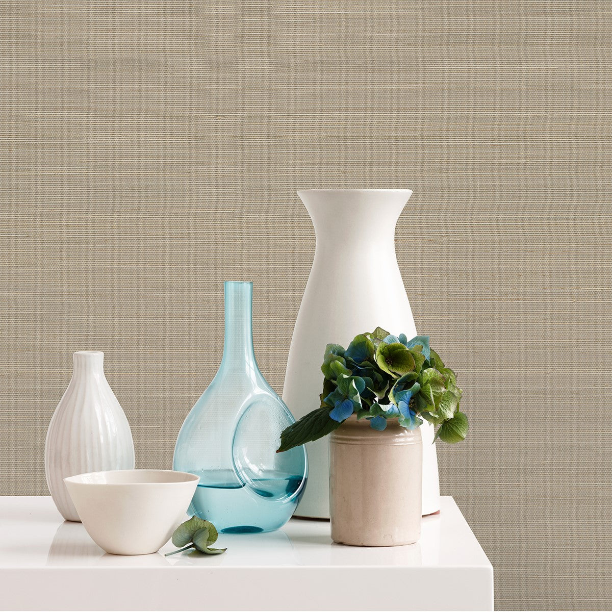 2972-86105 Mai Lavender Abaca Grasscloth Wallpaper