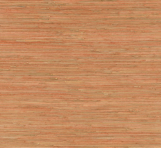 2972-86108 Shuang Coral Handmade Grasscloth Wallpaper