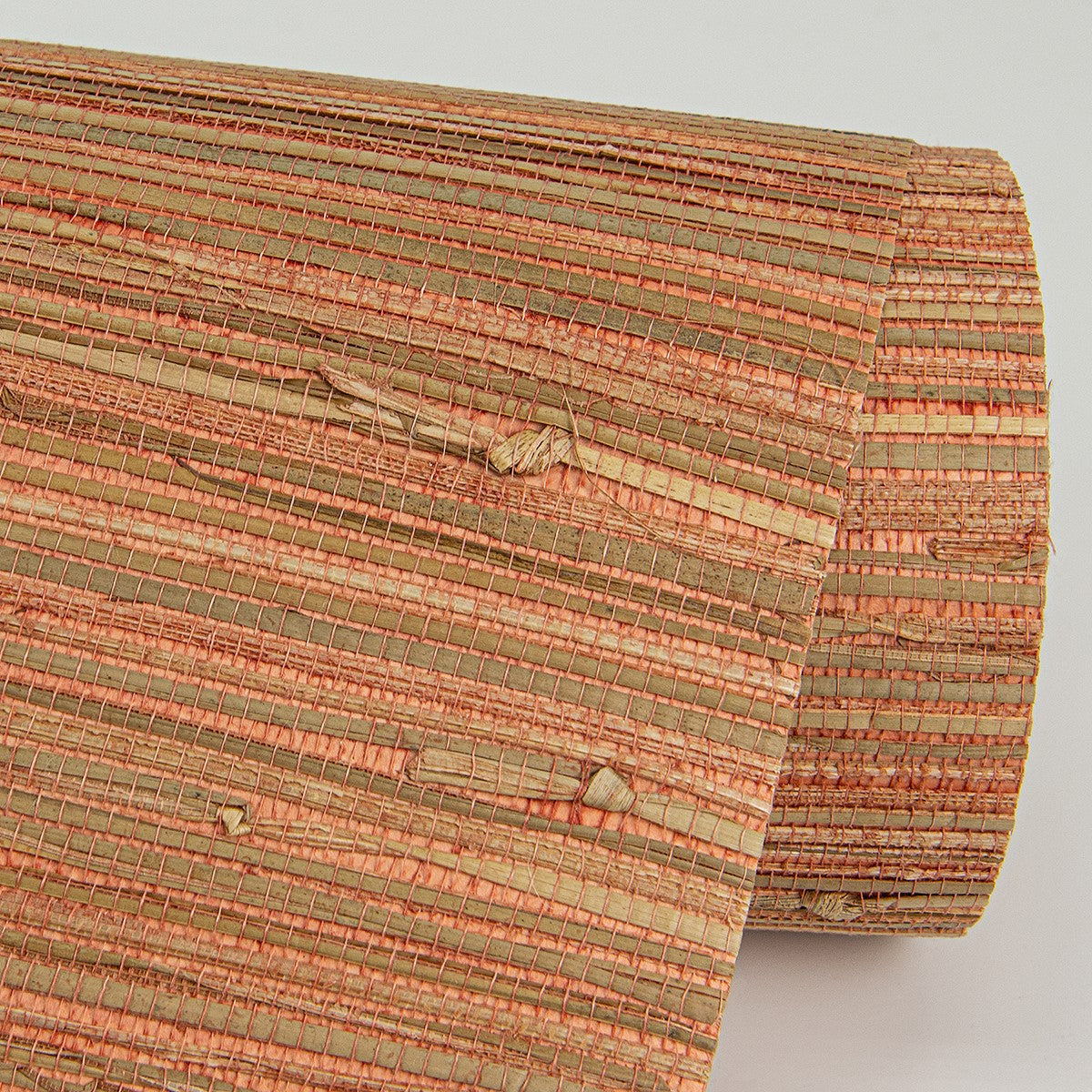 2972-86108 Shuang Coral Handmade Grasscloth Wallpaper