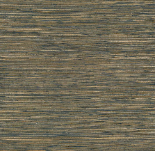 2972-86111 Shuang Teal Handmade Grasscloth Wallpaper