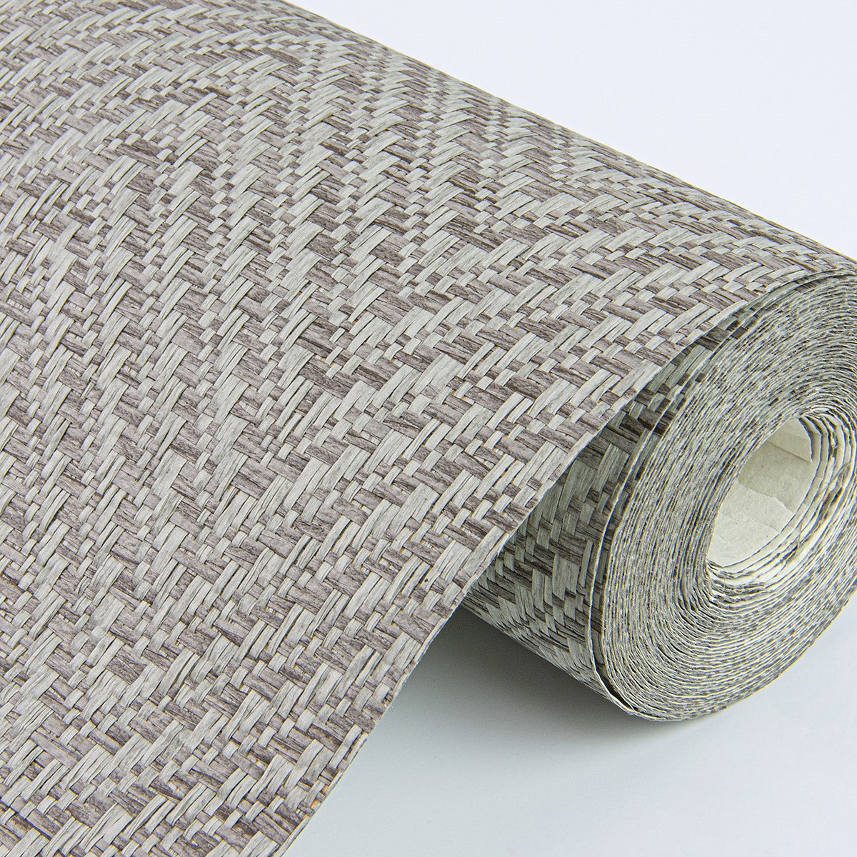 2972-86145 Madoka Dark Grey Paper Weave Grasscloth Wallpaper