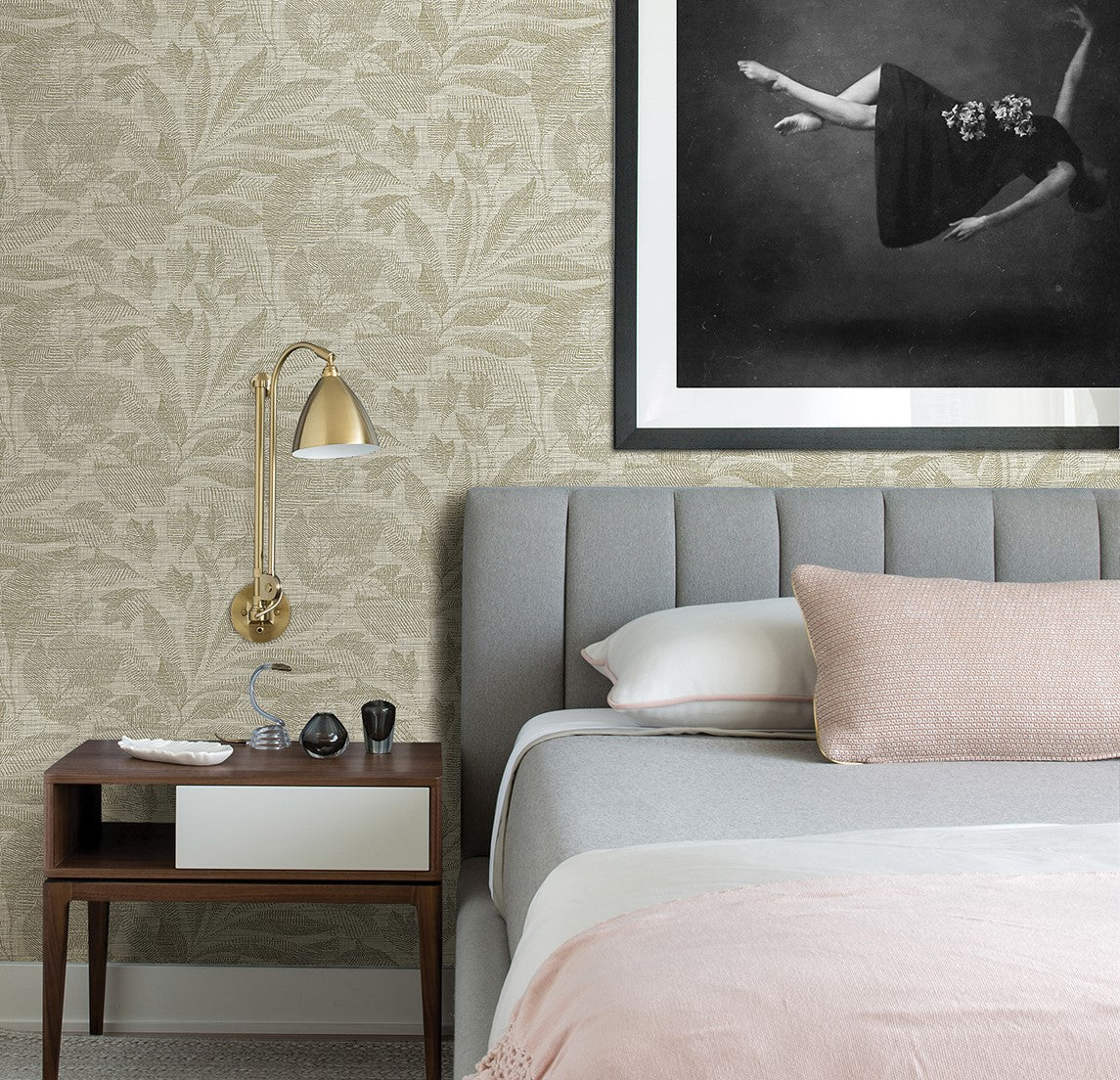 2972-86150 Lei Gold Leaf Wallpaper