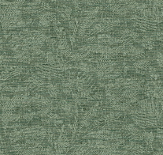 2972-86154 Lei Green Leaf Wallpaper