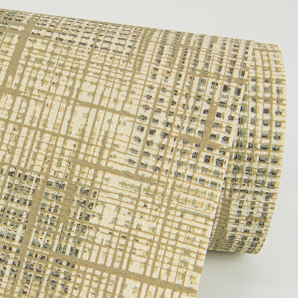 2972-86160 Ting Brown Lattice Wallpaper