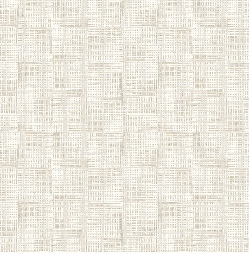 2972-86161 Ting Cream Lattice Wallpaper