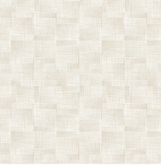 2972-86161 Ting Cream Lattice Wallpaper