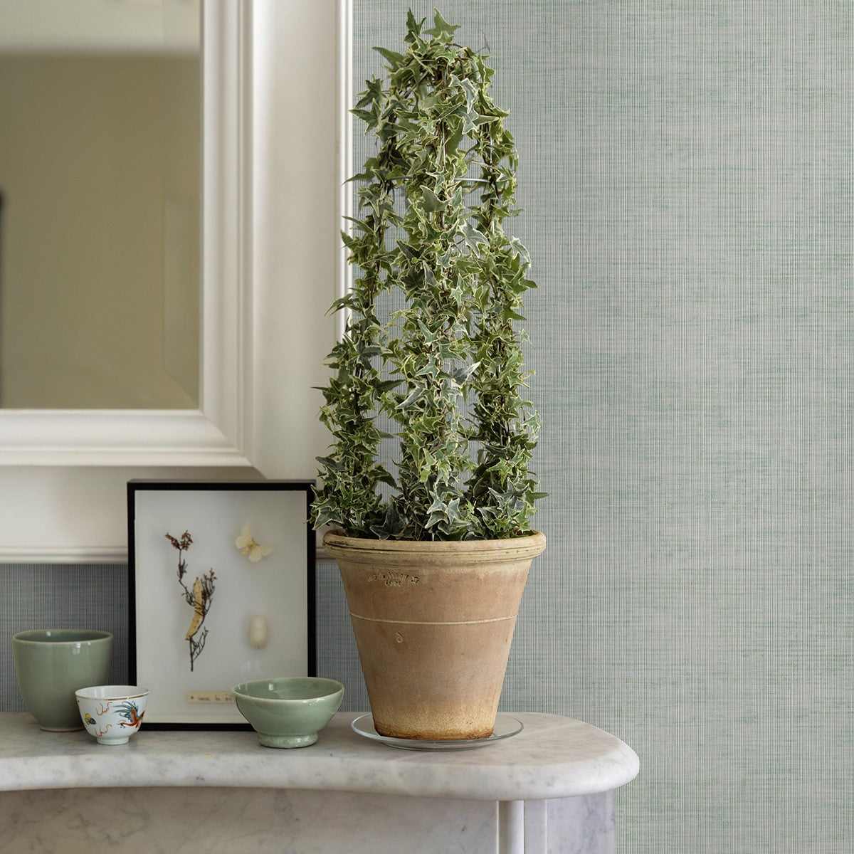 2972-86173 Yawen Green String Wallpaper