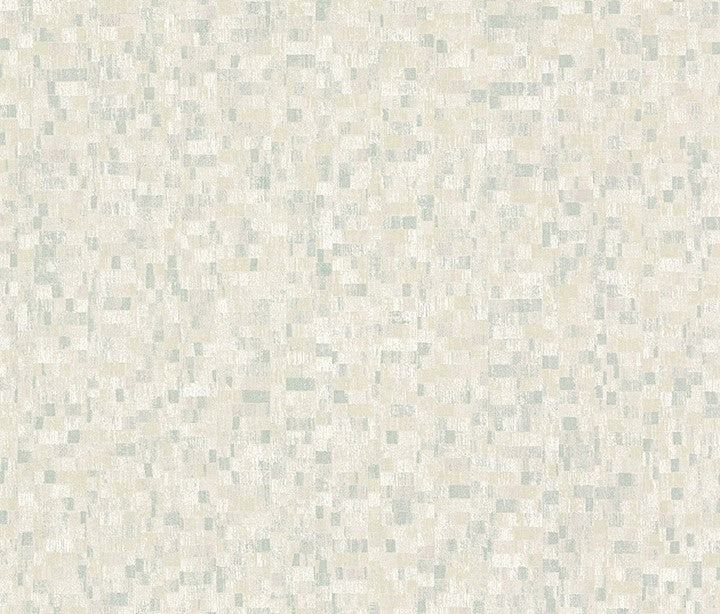 2980-38593-1 Albers Teal Squares Mosaic Wallpaper
