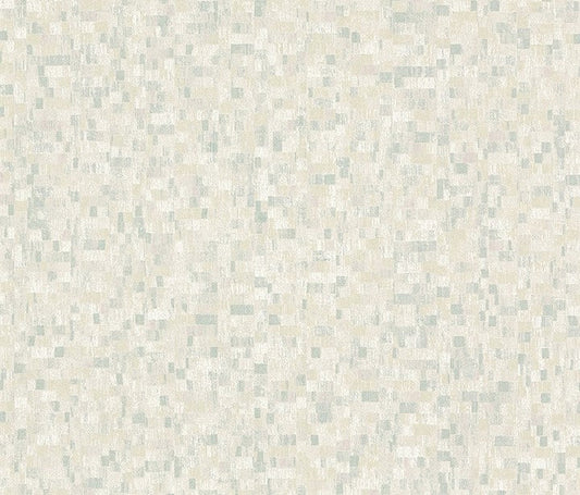 2980-38593-1 Albers Teal Squares Mosaic Wallpaper