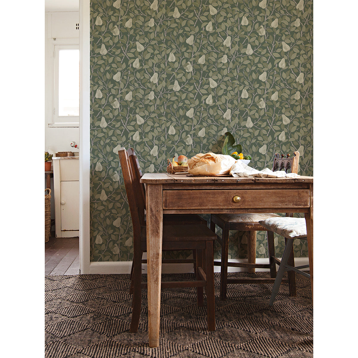 2999-13105 Pirum Green Pear Wallpaper