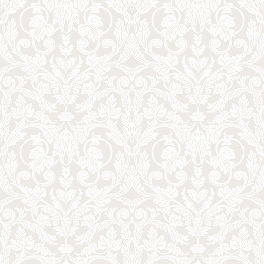 2999-14005 Rosali Cream Scroll Damask Wallpaper