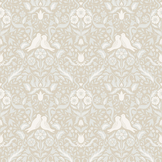  2999-14026 Niki Beige Country Kitsch Wallpaper