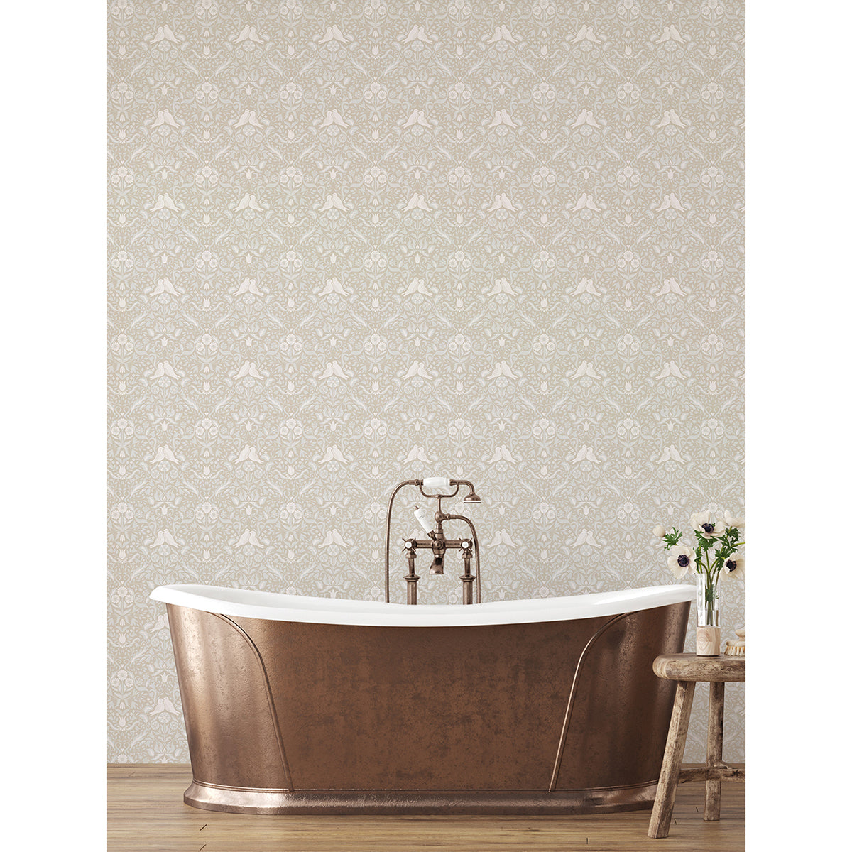 2999-14026 Niki Beige Country Kitsch Wallpaper
