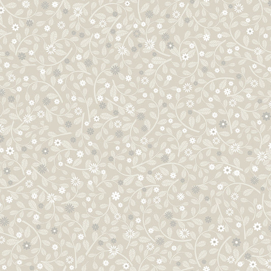 2999-24126 Hummelvik Light Grey Daisy Trail Wallpaper