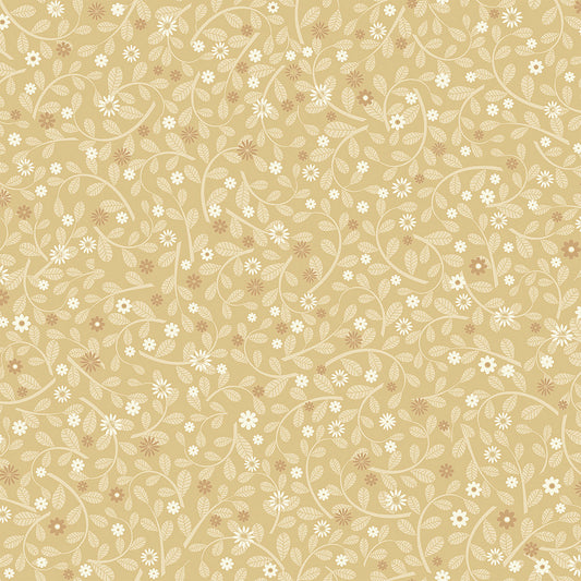  2999-24129 Hummelvik Yellow Daisy Trail Wallpaper
