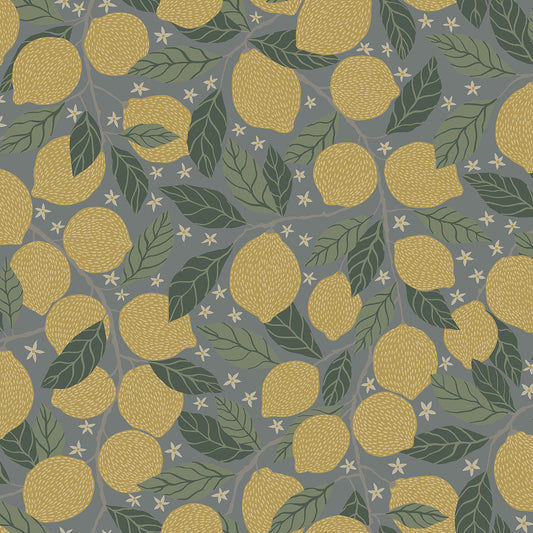 2999-44132 Lemona Blue Fruit Tree Wallpaper