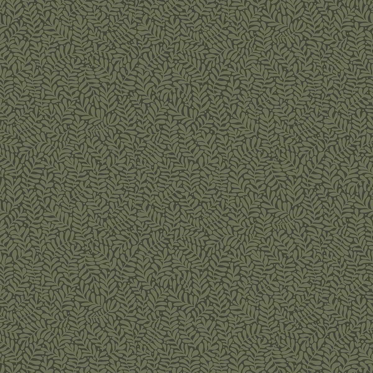  2999-55000 Anna Dark Green Fern Trail Wallpaper