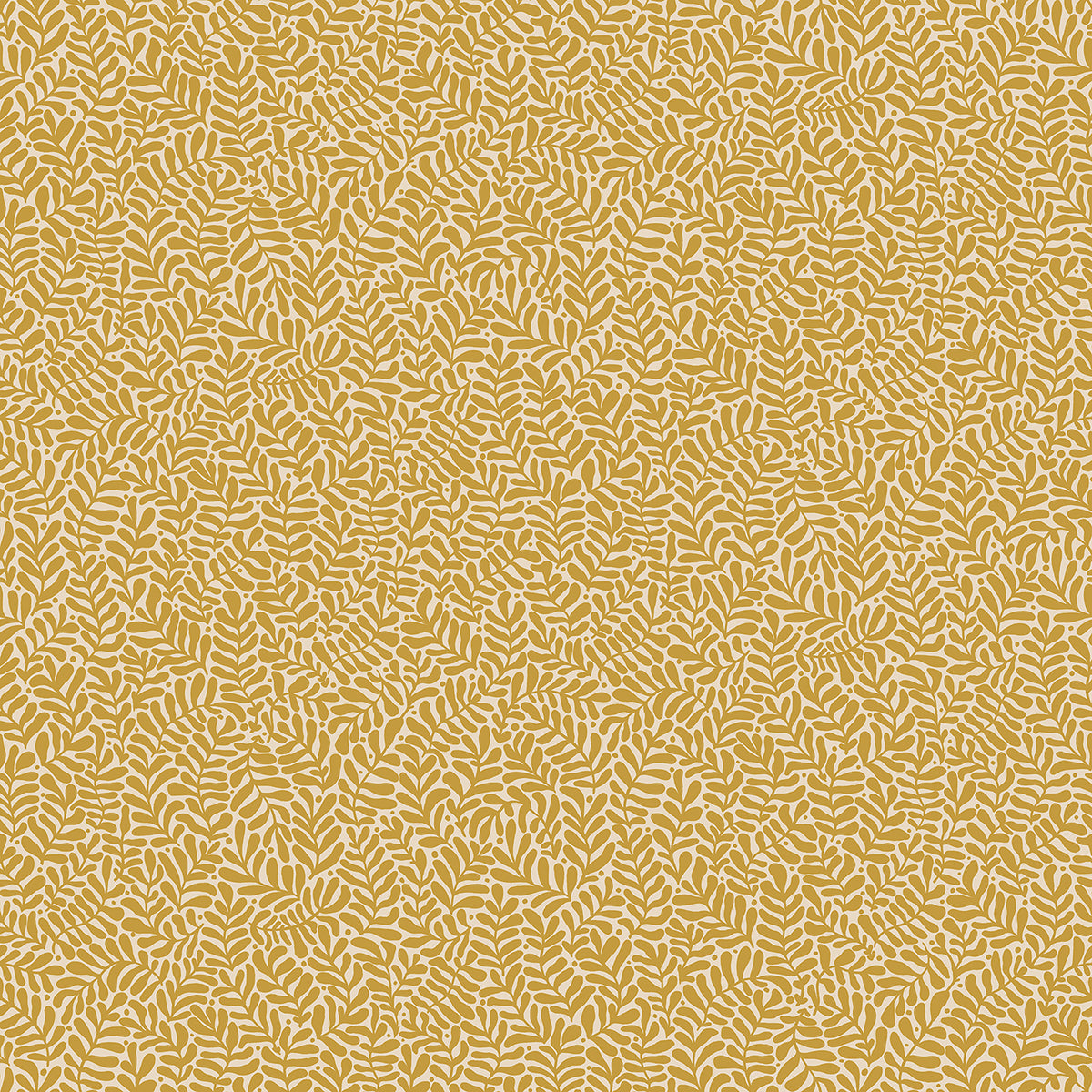 2999-55003 Anna Mustard Fern Trail Wallpaper