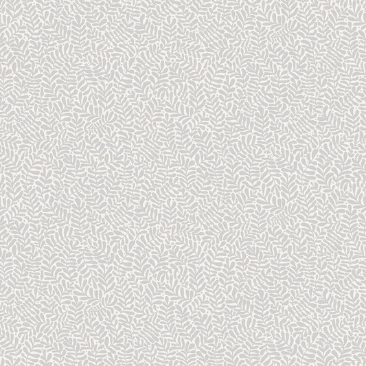  2999-55004 Anna Light Grey Fern Trail Wallpaper