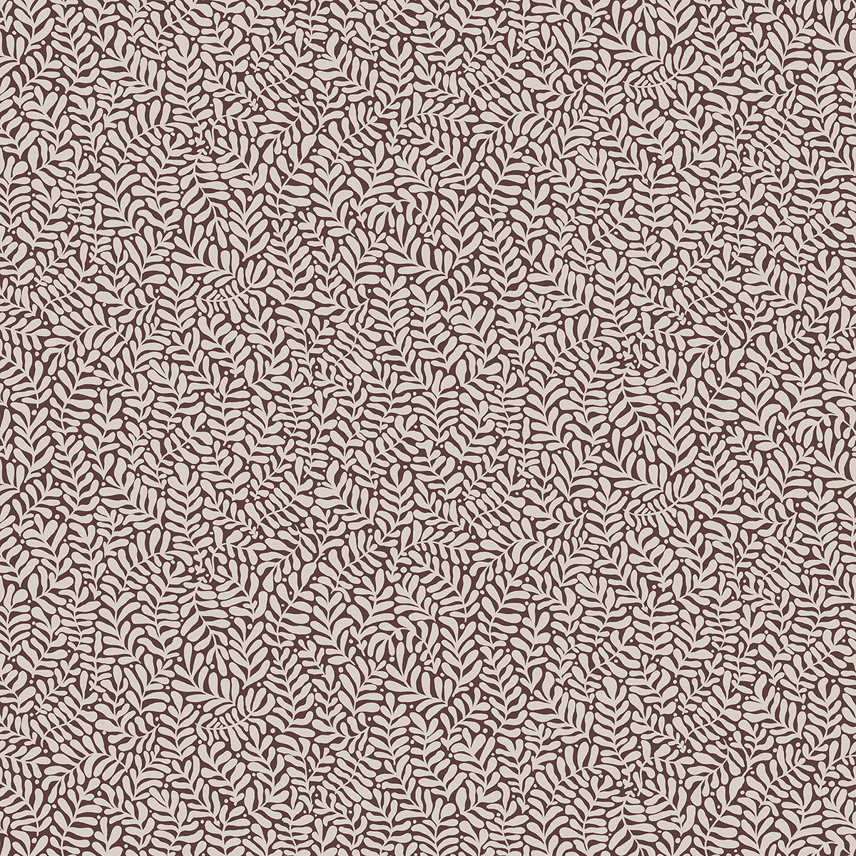  2999-55005 Anna Purple Fern Trail Wallpaper