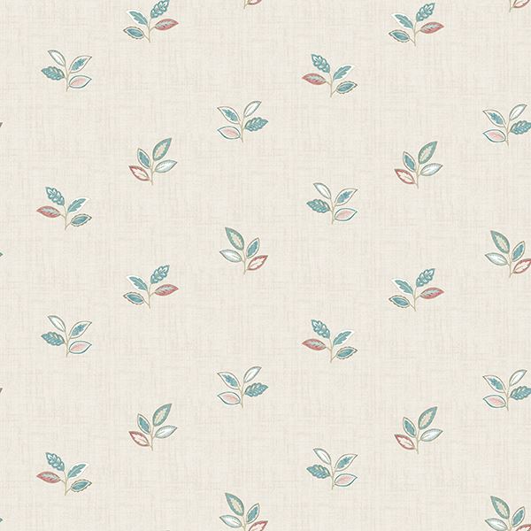 3112-002738 Leigh Coral Leaf Wallpaper