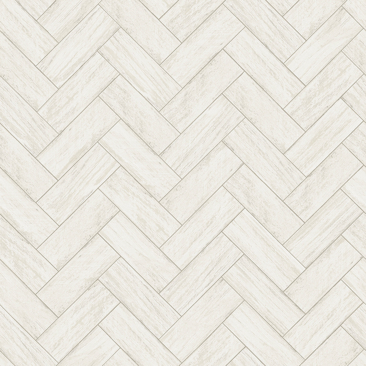 3122-10100 Kaliko White Wood Herringbone Wallpaper