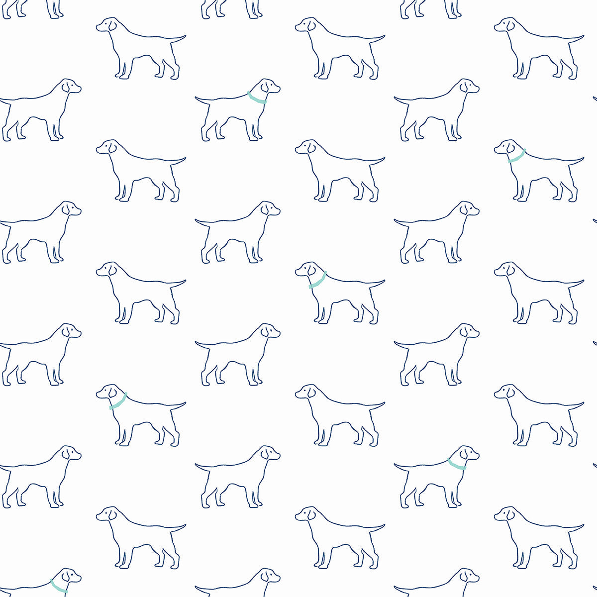 3122-10404 Yoop Off-White Dog Wallpaper