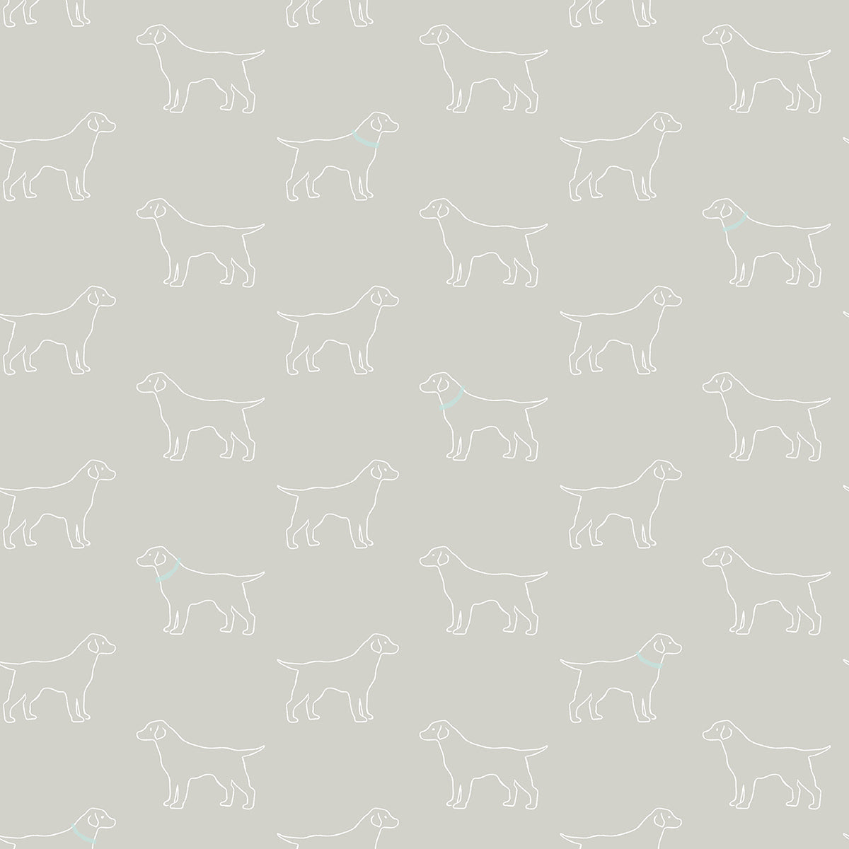 3122-10414 Yoop Grey Dog Wallpaper