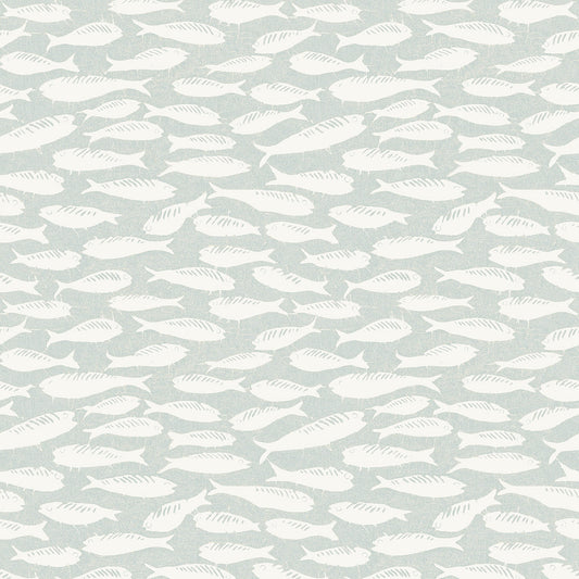 3122-10502 Nunkie Light Blue Sardine Wallpaper