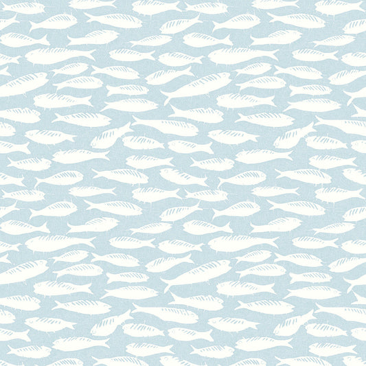 3122-10504 Nunkie Aqua Sardine Wallpaper