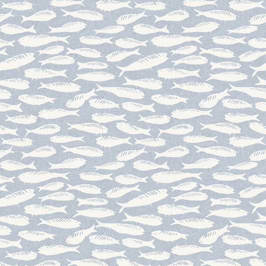 3122-10512 Nunkie Denim Sardine Wallpaper