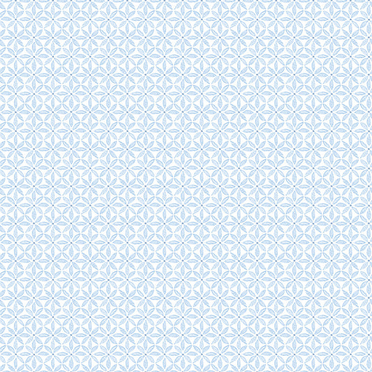 3122-10602 Jellia Blue Petal Geometric Wallpaper