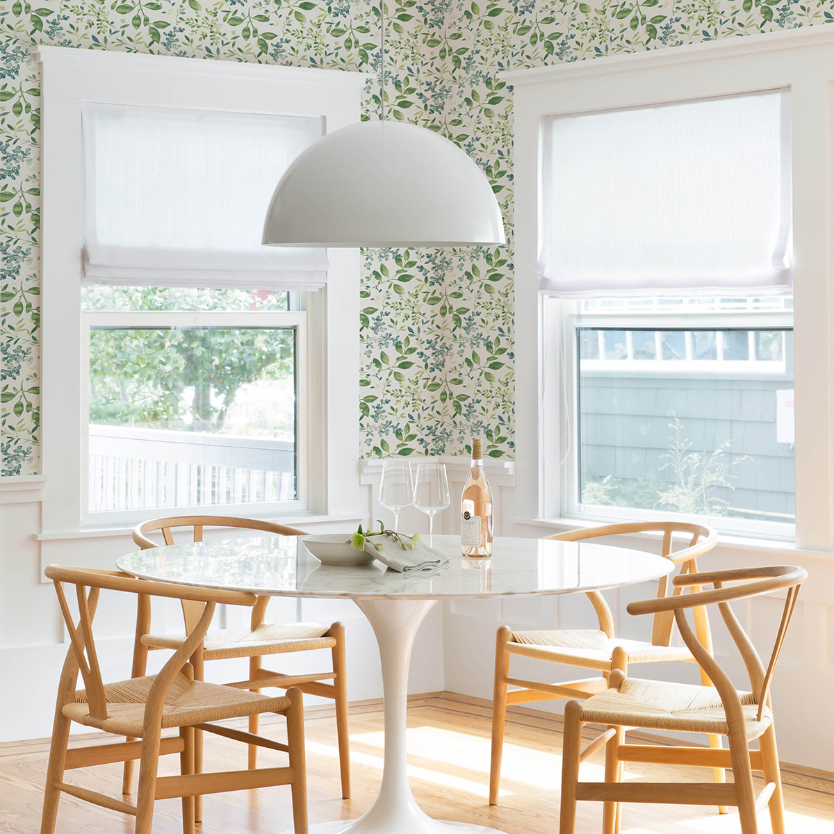 3122-11104 Tinker Green Woodland Botanical Wallpaper