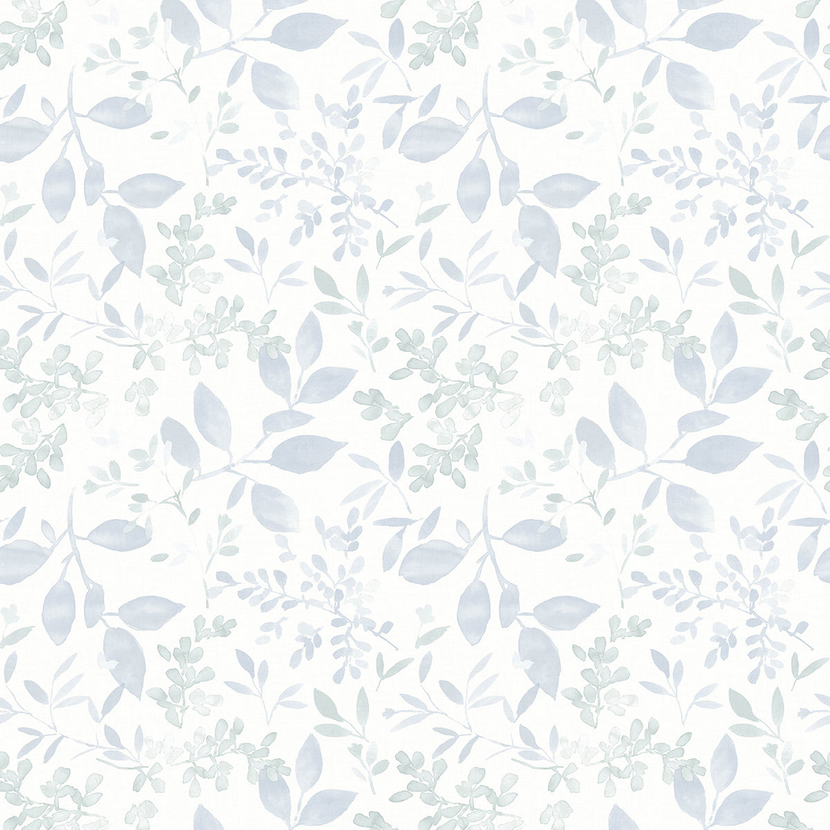 3122-11112 Tinker Light Blue Woodland Botanical Wallpaper